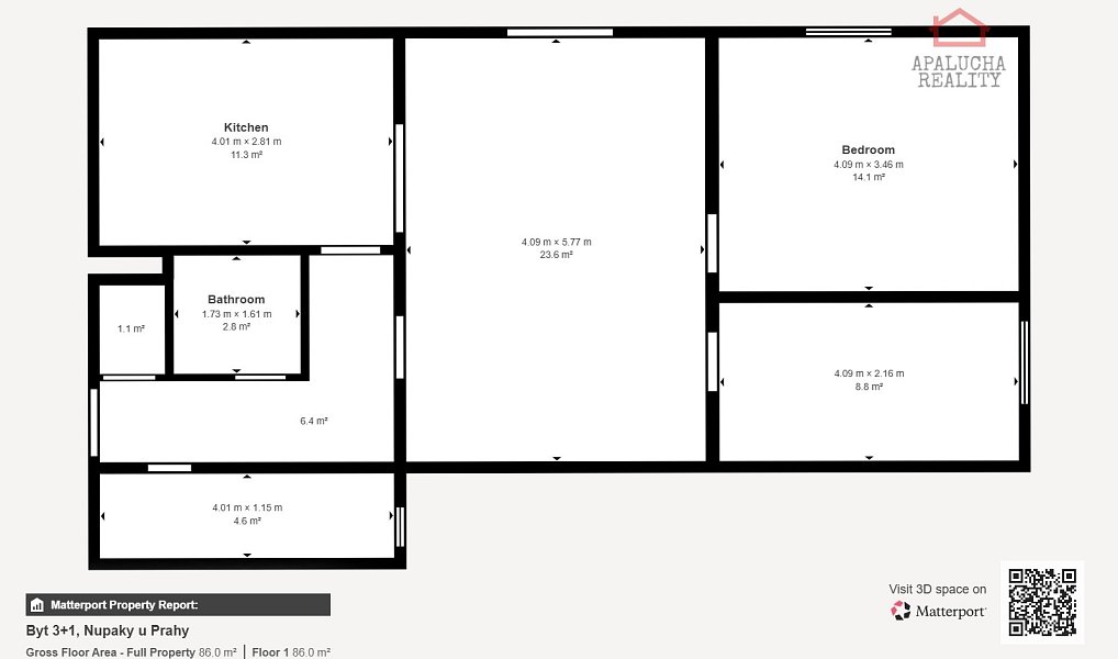 Prodej bytu 3+1 76 m², Nupaky – náhled fotky 12