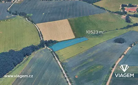 Prodej pole 2 630 m², Dříteň, okres České Budějovice