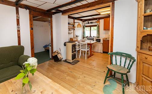 Prodej chaty/chalupy 56 m² s pozemkem 579 m², Vrabčí brod, Poříčí nad Sázavou - Hvozdec, okres Benešov