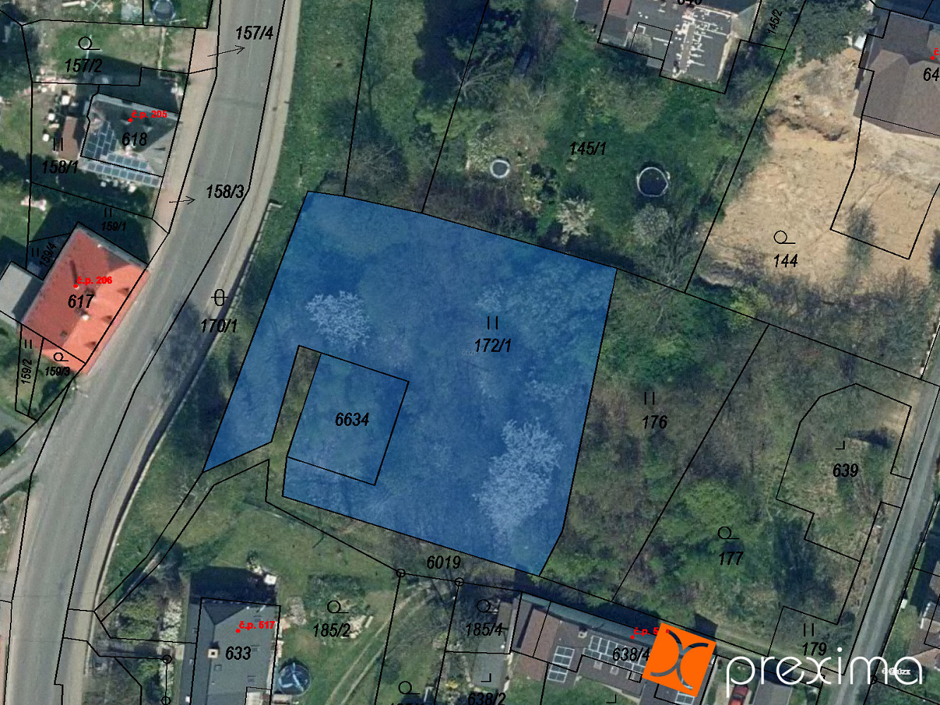 Prodej stavebního pozemku 316 m²