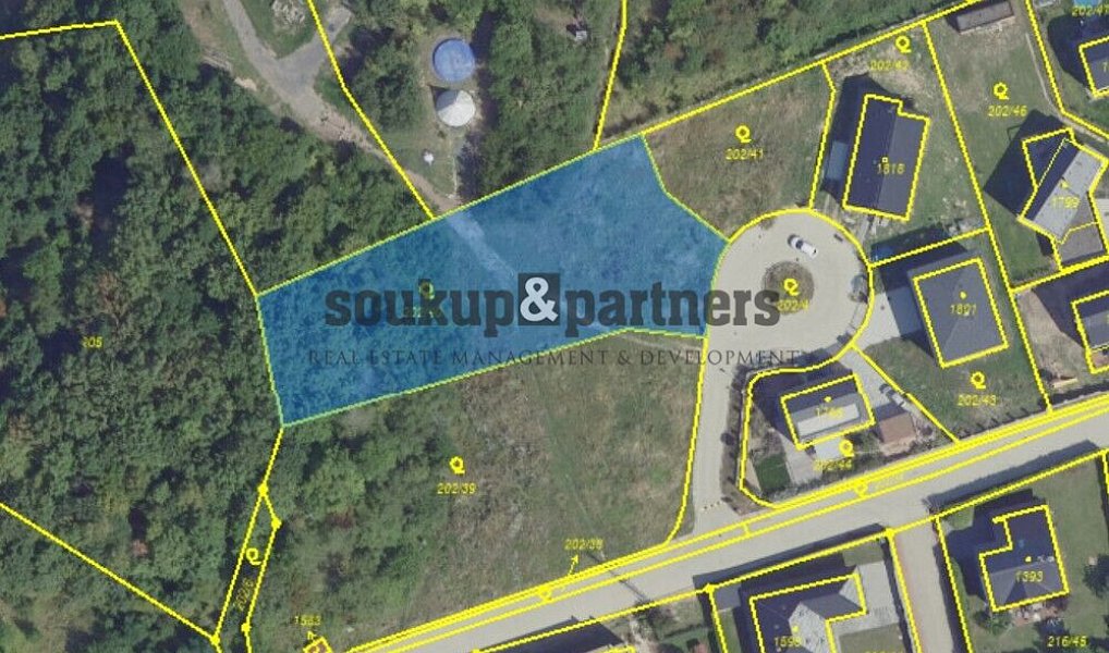 Prodej stavebního pozemku 1 636 m², Horoměřice – náhled fotky 2