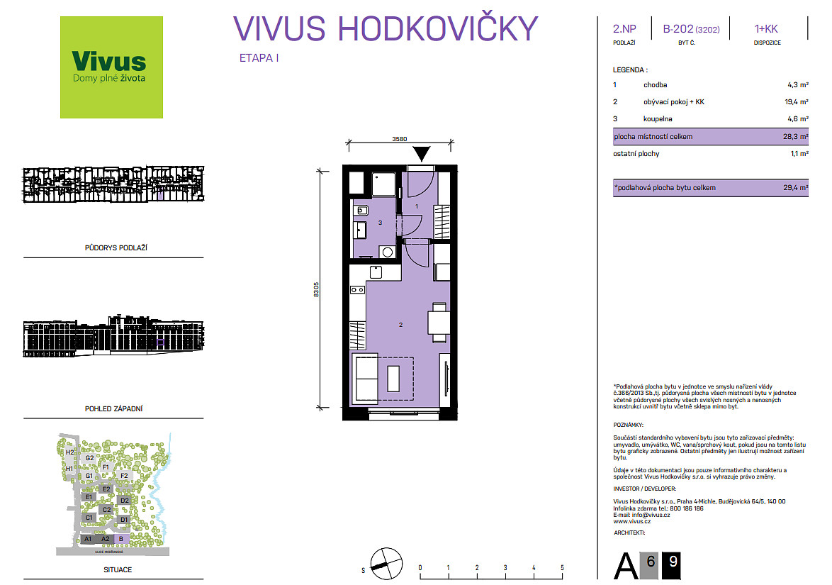 Prodej bytu 1+kk 29 m²