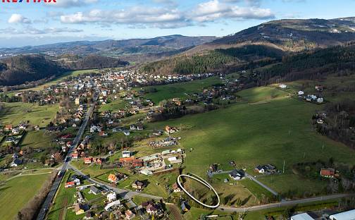 Prodej stavebního pozemku 1 375 m², Dolní Bečva, okres Vsetín