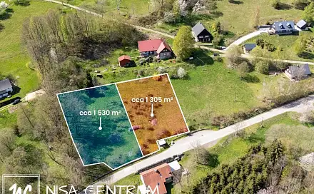 Prodej stavebního pozemku 2 835 m², Víchová nad Jizerou - Víchovská Lhota, okres Semily
