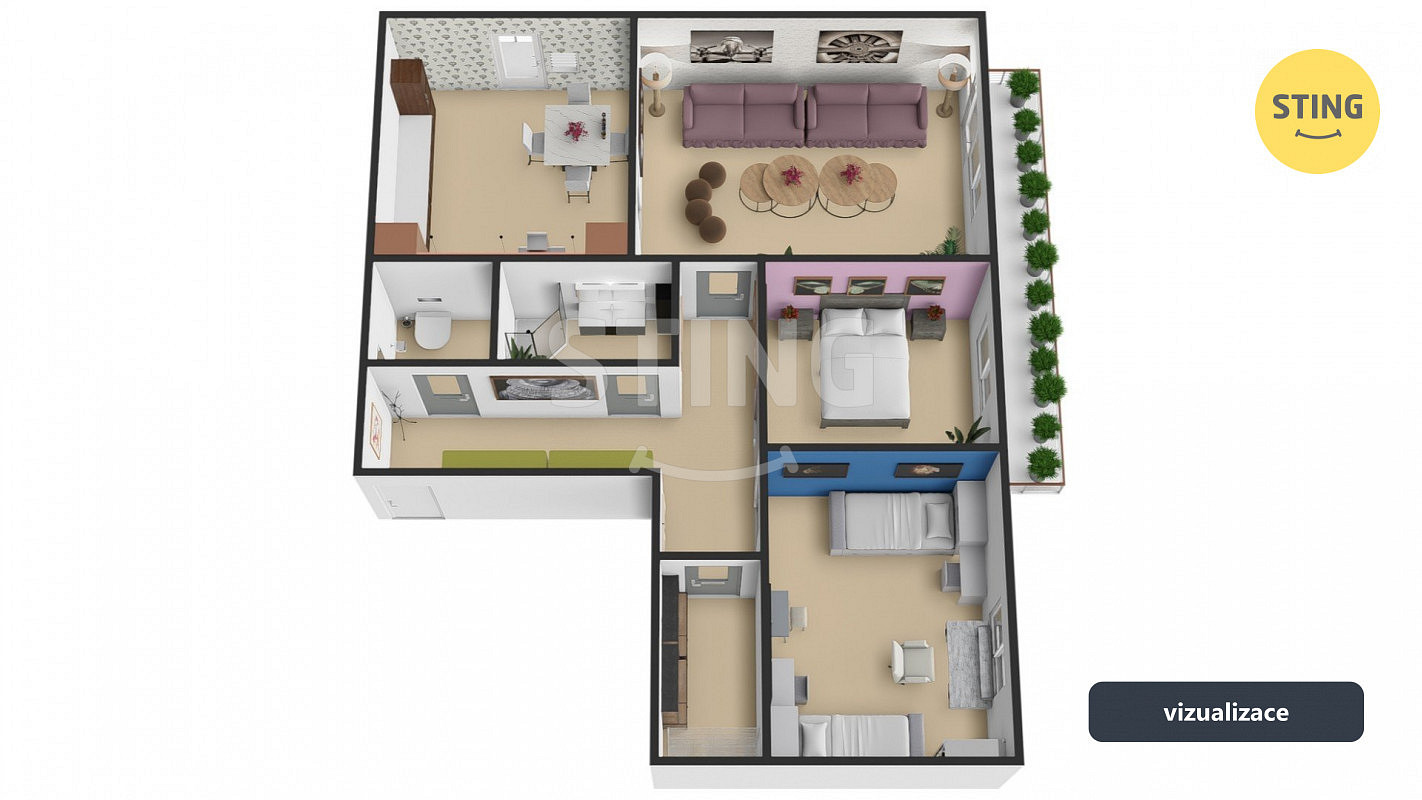 Prodej bytu 3+1 68 m² – fotografie 2