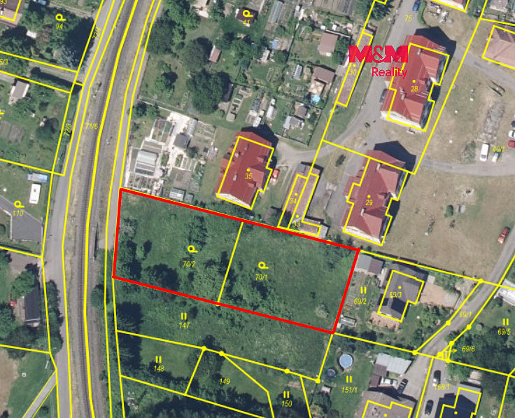 Prodej stavebního pozemku 1 694 m²
