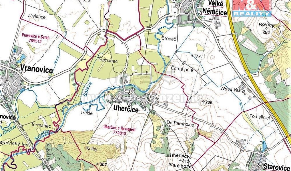 Prodej pole 574 m², Uherčice – náhled fotky 3
