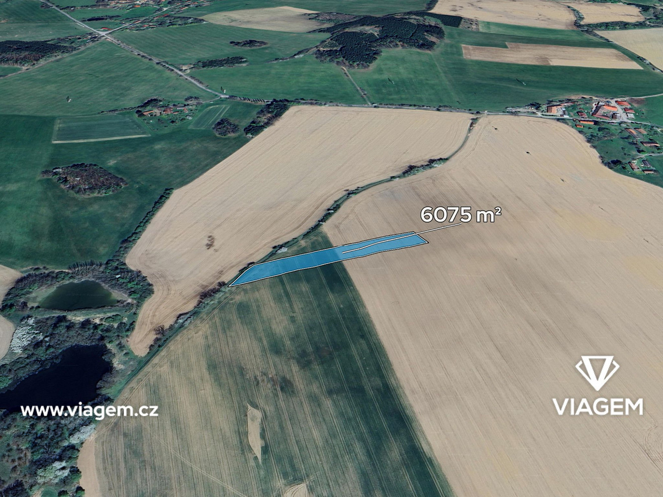 Prodej pole 843 m²