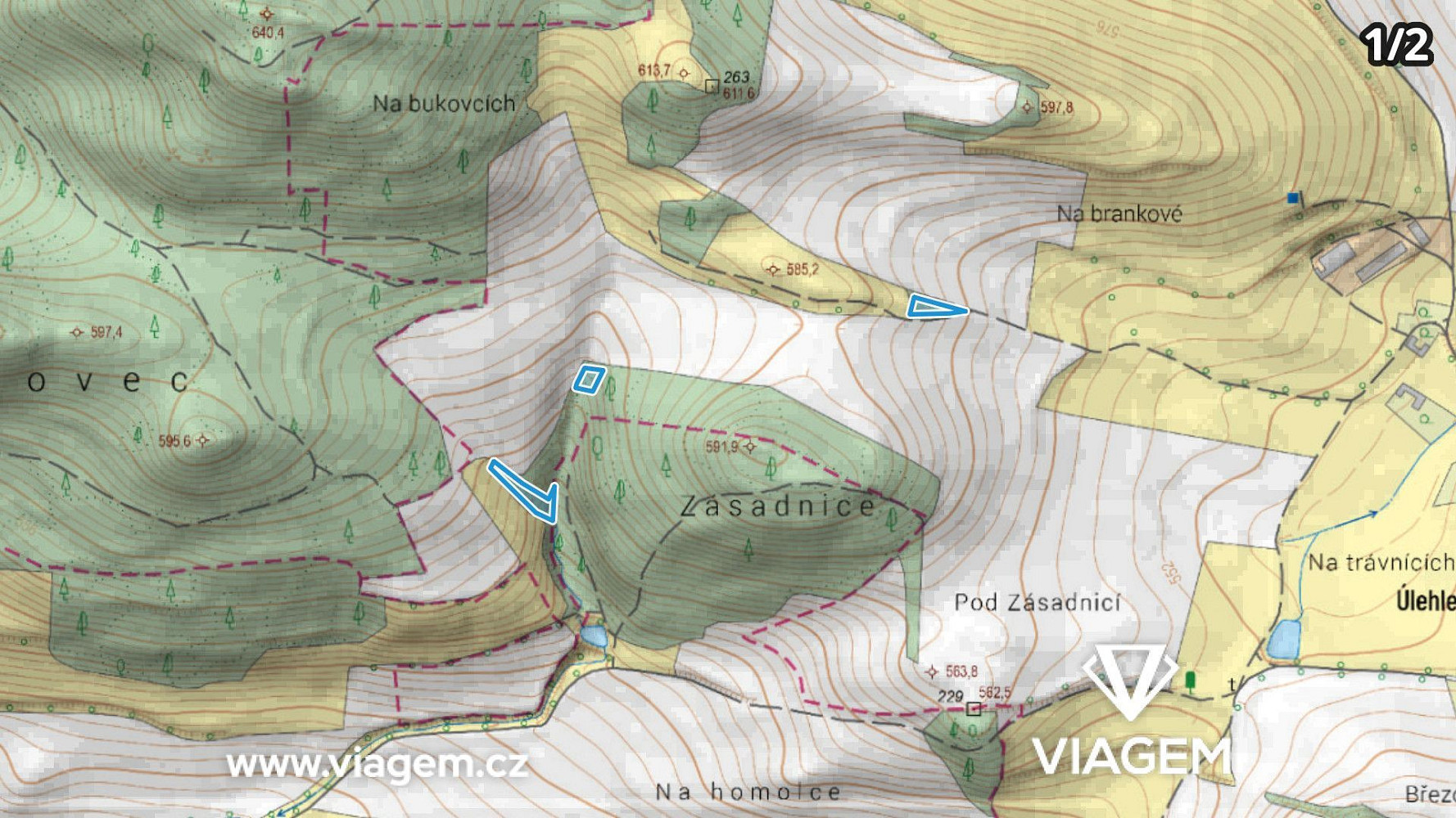 Prodej pole 1 144 m² – fotografie 3