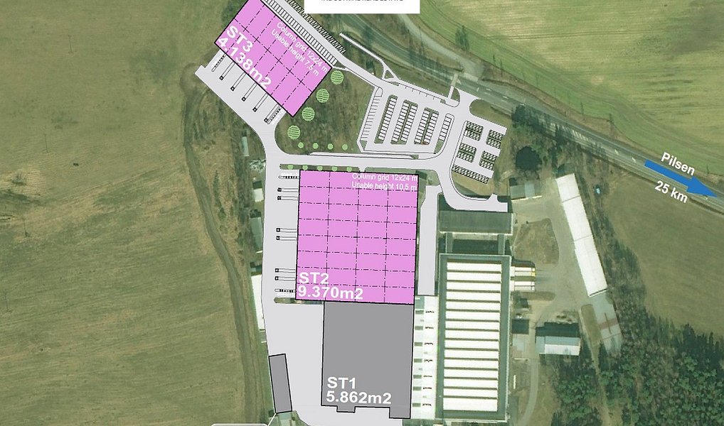 Pronájem skladovacích prostor 9 370 m², Stříbro – náhled fotky 10