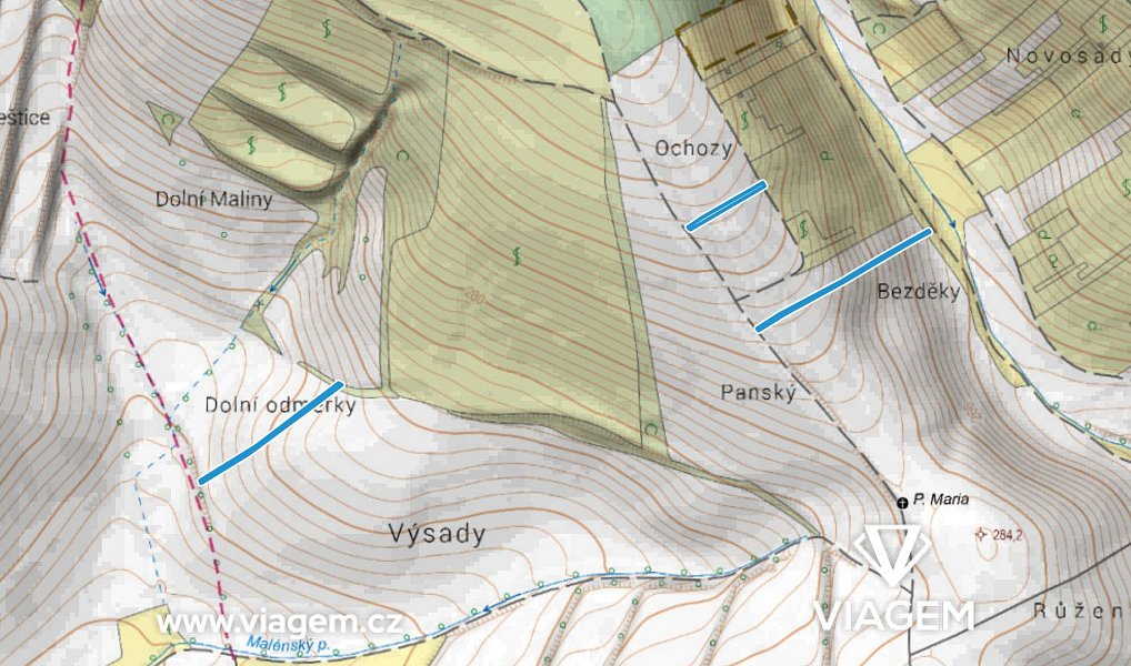 Prodej pole 1 189 m², Archlebov – náhled fotky 3
