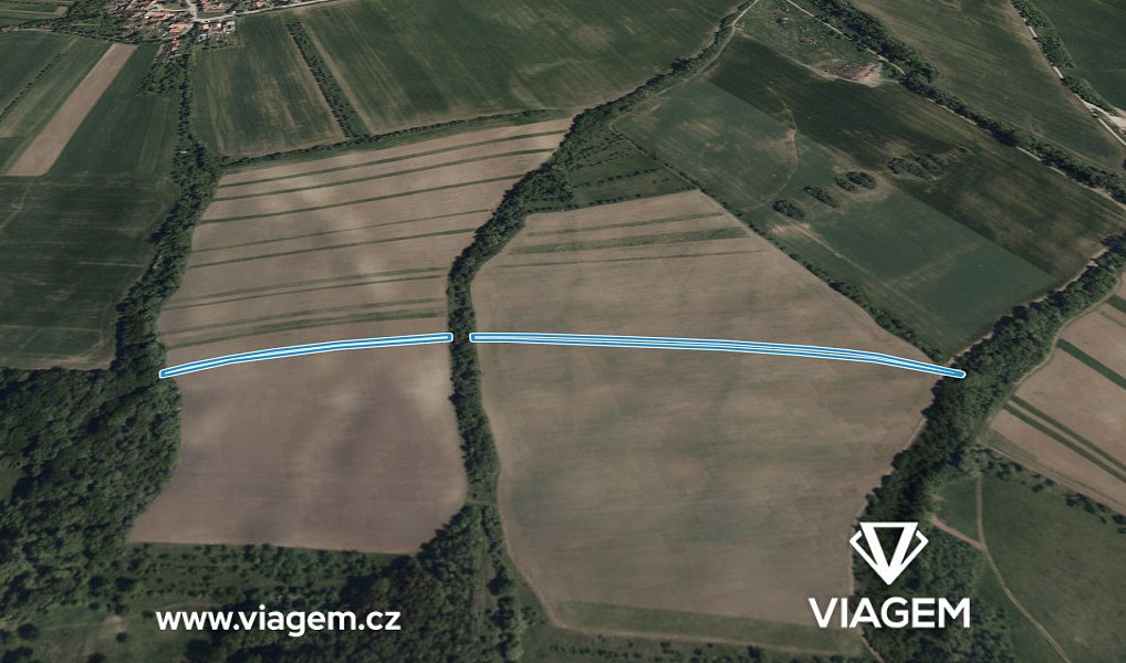 Prodej pole 2 125 m², Hrubá Vrbka – náhled fotky 2