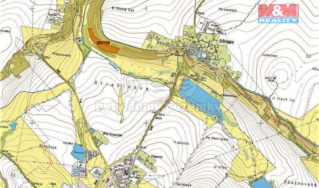 Prodej lesa 14 689 m², Skuteč – náhled fotky 2
