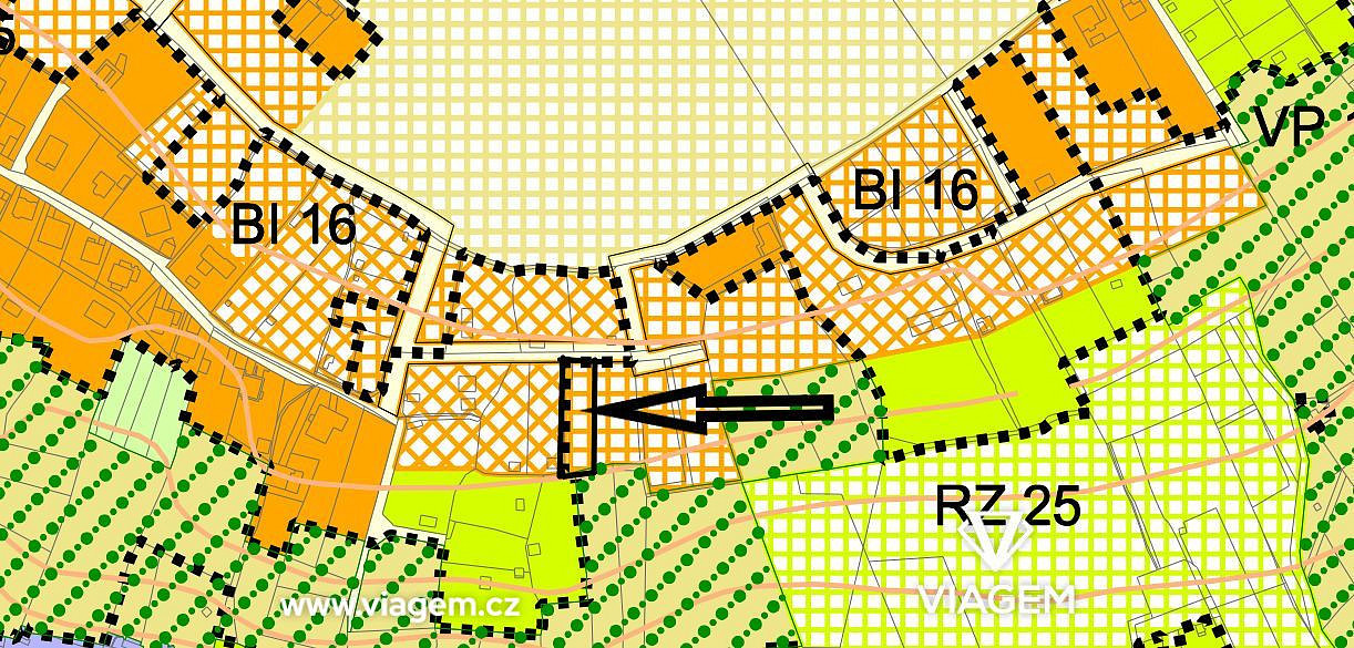 Prodej stavebního pozemku 742 m² – fotografie 3
