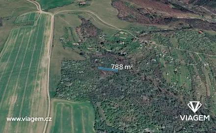 Prodej pole 405 m², Kudlovice, okres Uherské Hradiště