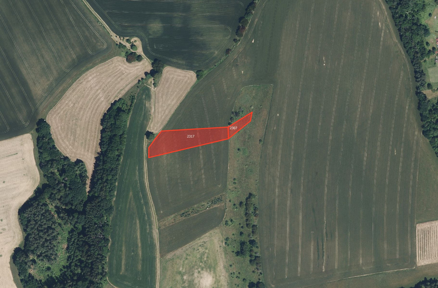 Prodej pole 6 095 m²