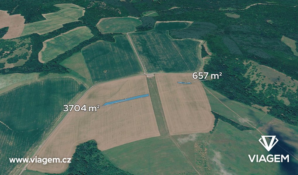 Prodej pole 4 361 m², Drslavice – fotka 1 z 5
