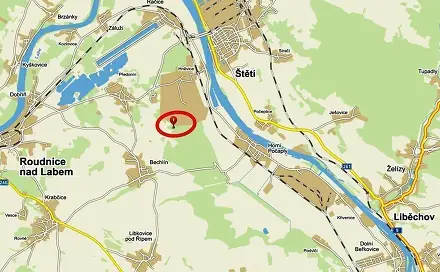 Pronájem pole 5 928 m², Bechlín, okres Litoměřice