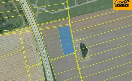 Prodej pole 251 m², Hněvotín, okres Olomouc