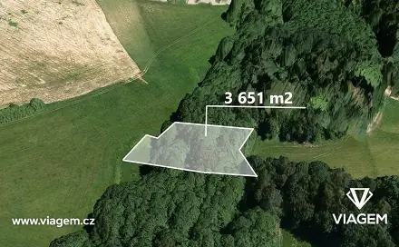 Prodej lesa 684 m², Roprachtice, okres Semily