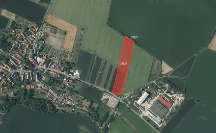 Prodej pole 8 172 m², Děčany - Solany, okres Litoměřice