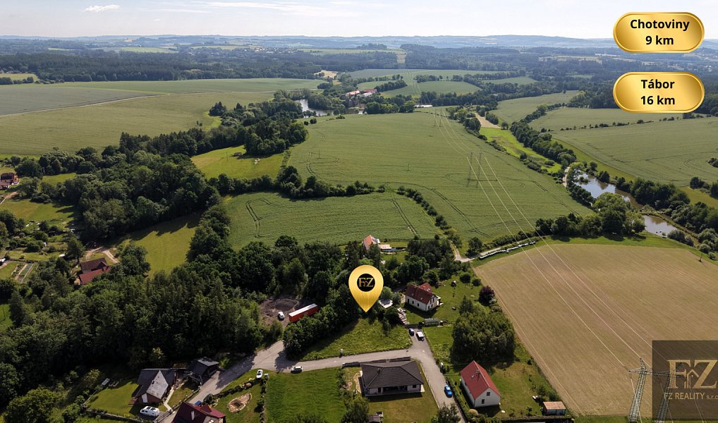 Prodej stavebního pozemku 903 m², Borotín – náhled fotky 11