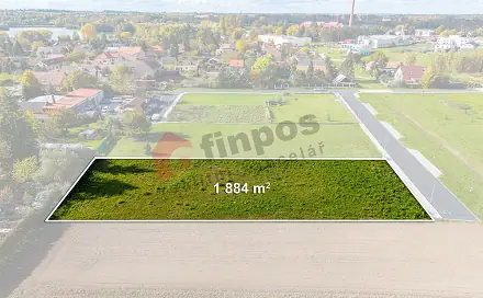 Prodej stavebního pozemku 1 884 m², Káraný, okres Praha-východ