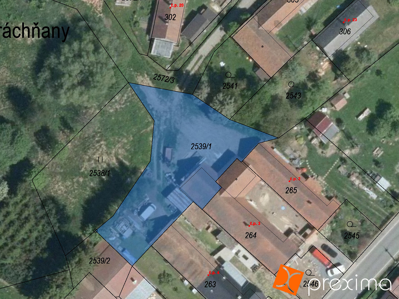 Prodej stavebního pozemku 245 m²