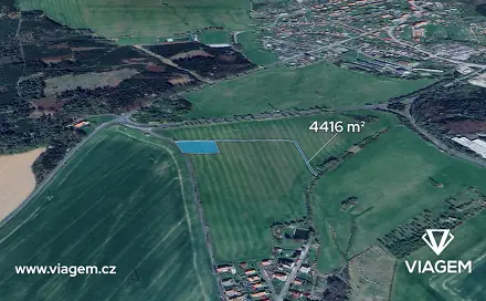 Prodej pole 1 487 m², Třemošnice, okres Chrudim