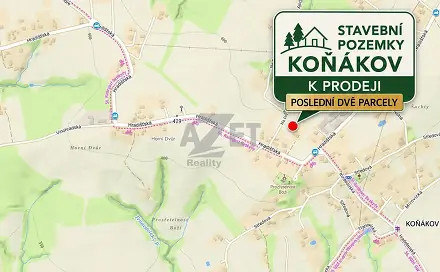Prodej stavebního pozemku 1 044 m², Hradišťská, Český Těšín - Koňákov, okres Karviná