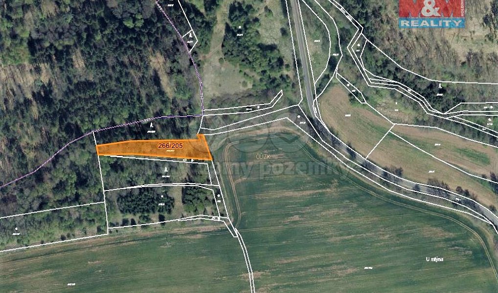 Prodej lesa 13 223 m², Tuchořice – náhled fotky 3