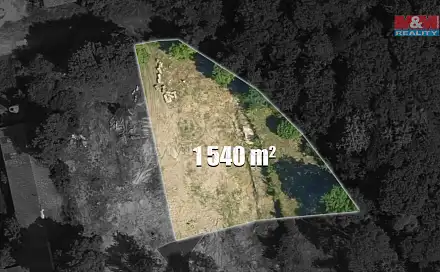 Prodej stavebního pozemku 1 540 m², Podhořany u Ronova, okres Chrudim