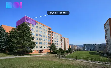 Prodej bytu 3+1 62 m², Podlesí II, Zlín