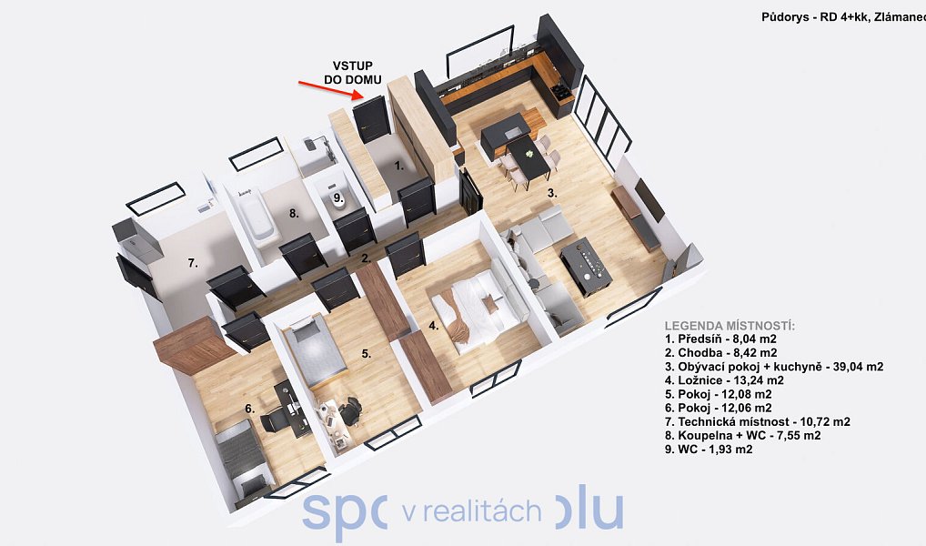 Prodej domu 113 m² s pozemkem 702 m², Zlámanec – náhled fotky 48