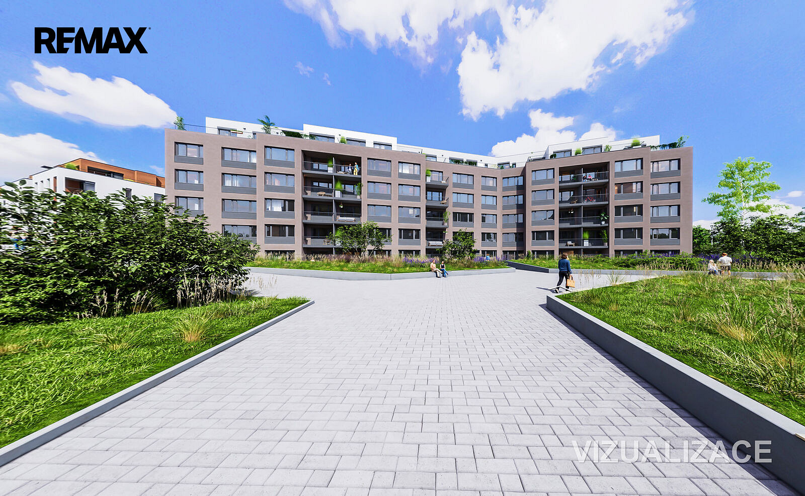 Prodej nového bytu 3+kk, 69,7 m² s lodžií Cihlářka Kolín, energetická třída A