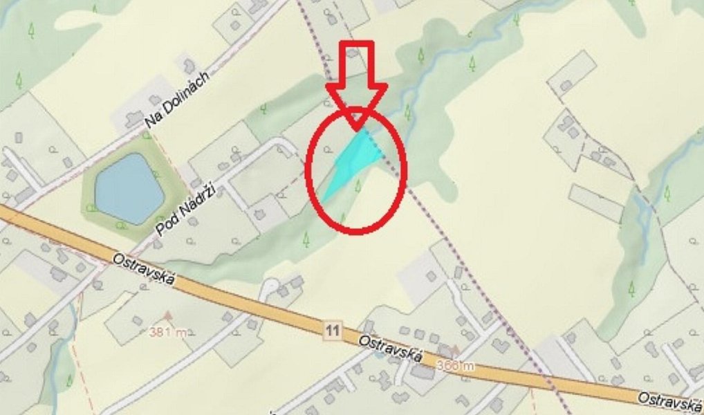 Prodej lesa 1 585 m², Chotěbuz – náhled fotky 3