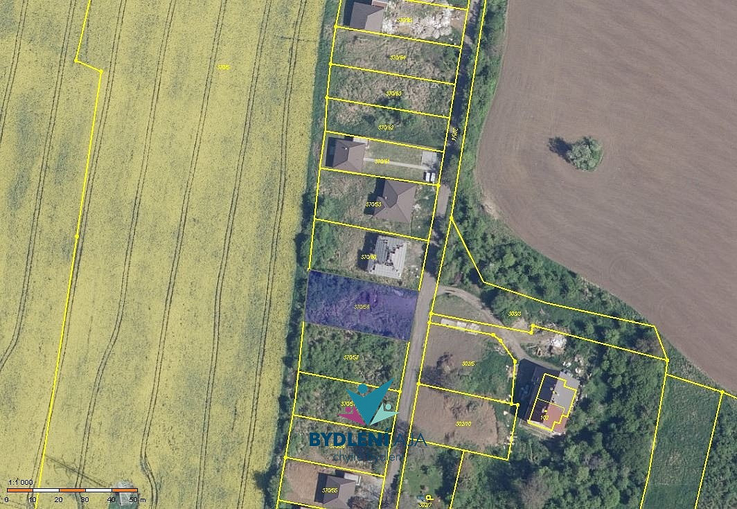 Prodej stavebního pozemku 826 m²