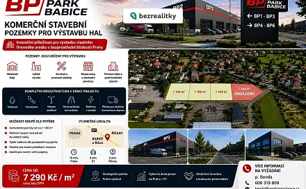 Prodej komerčního pozemku 3 300 m², Babice, okres Praha-východ
