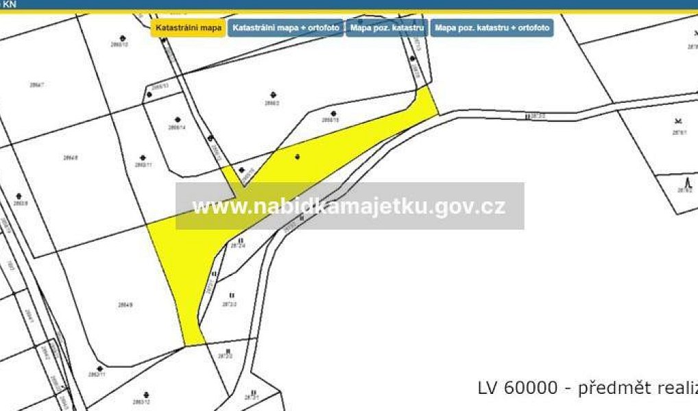 Prodej pozemku 2 449 m², Diváky – náhled fotky 5