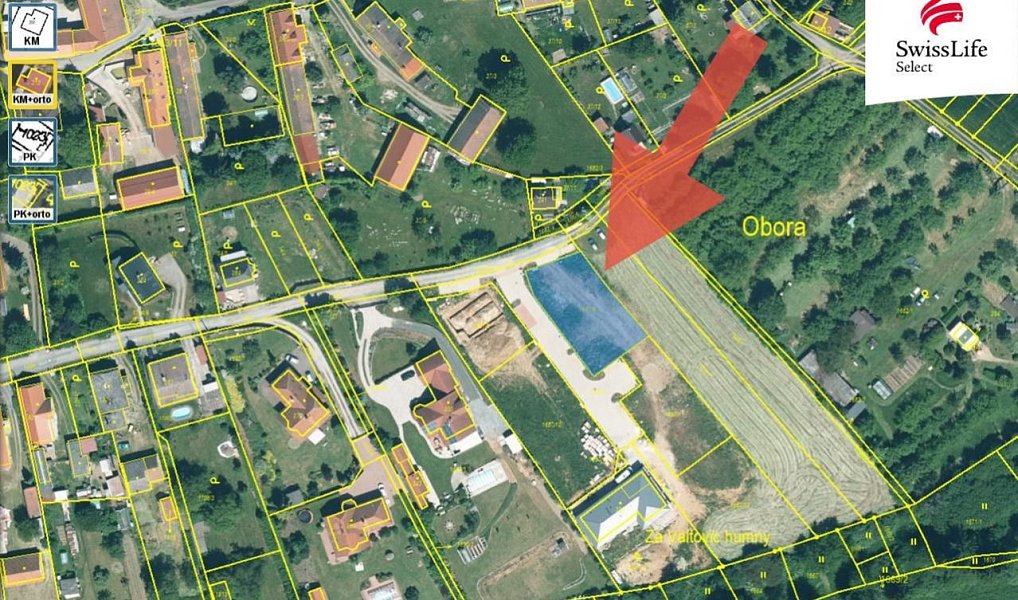 Prodej stavebního pozemku 751 m², Obora – náhled fotky 7
