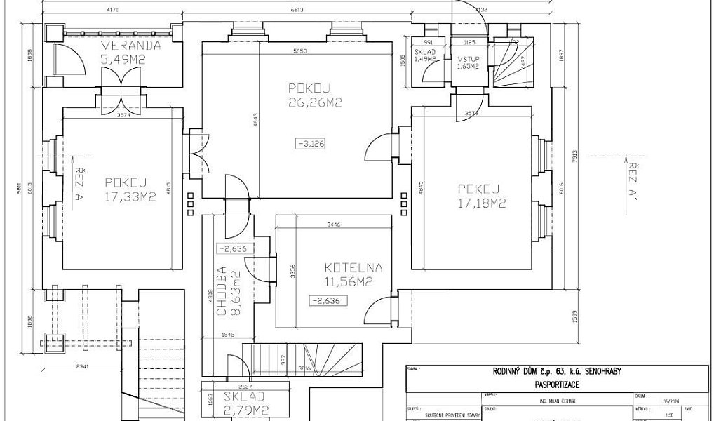 Prodej domu 330 m² s pozemkem 4 380 m², Senohraby – náhled fotky 30