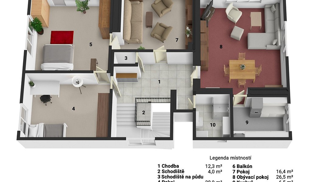 Prodej domu 280 m² s pozemkem 1 668 m², Zásada – náhled fotky 28