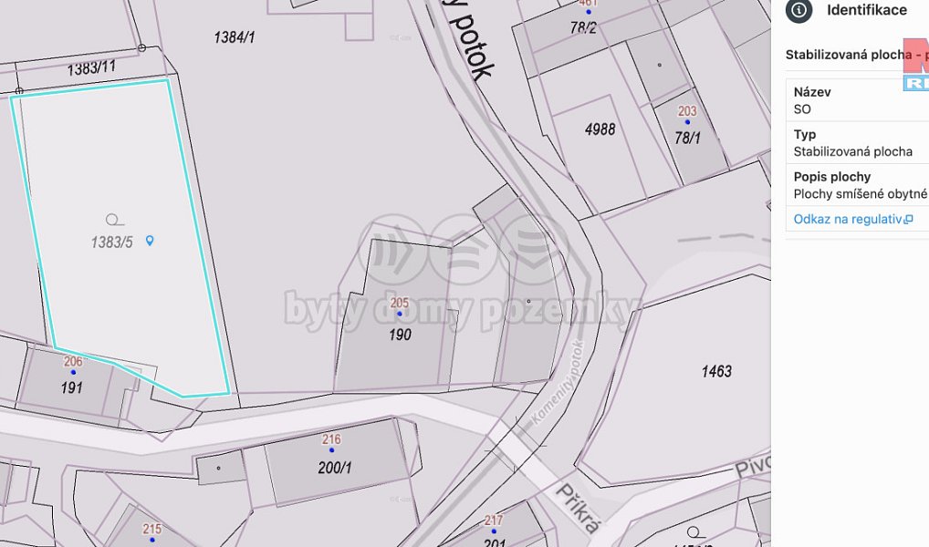 Prodej stavebního pozemku 987 m², Strmilov – náhled fotky 10
