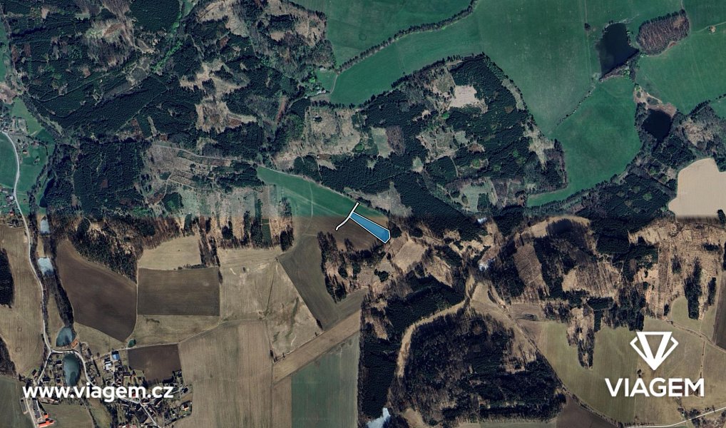 Prodej pole 446 m², Borotín – náhled fotky 3