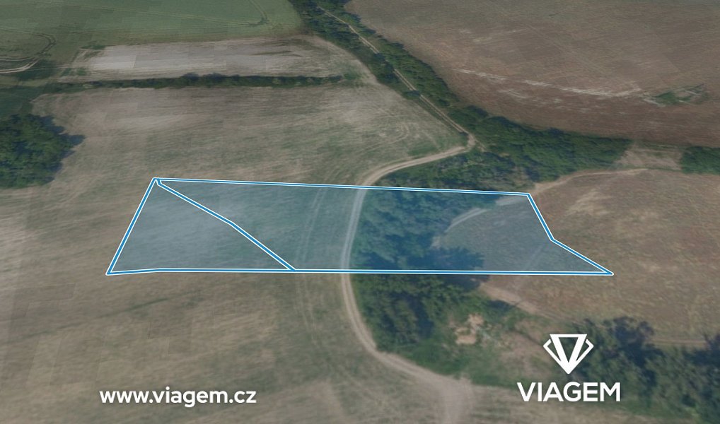 Prodej pole 6 061 m², Nelahozeves – náhled fotky 2