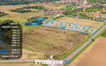 Prodej stavebního pozemku 9 718 m², Dyje, okres Znojmo