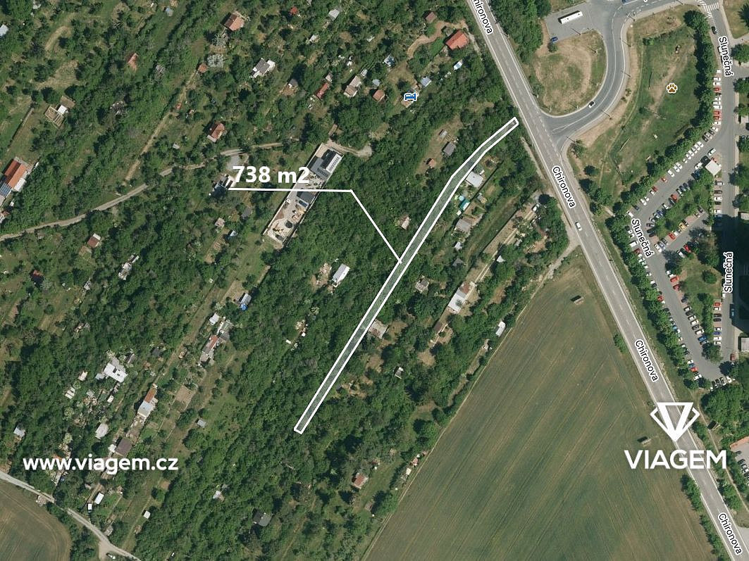 Prodej zahrady 738 m² – fotografie 2