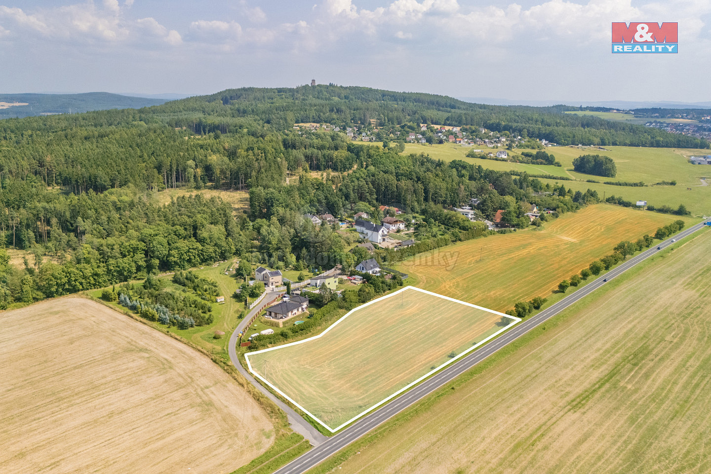 Prodej pole 8 729 m² – pohled 2
