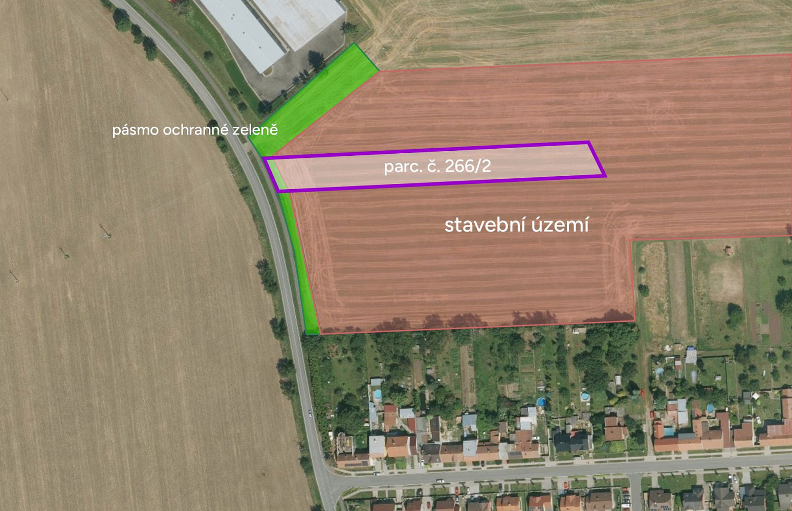 Prodej stavebního pozemku 3 741 m²