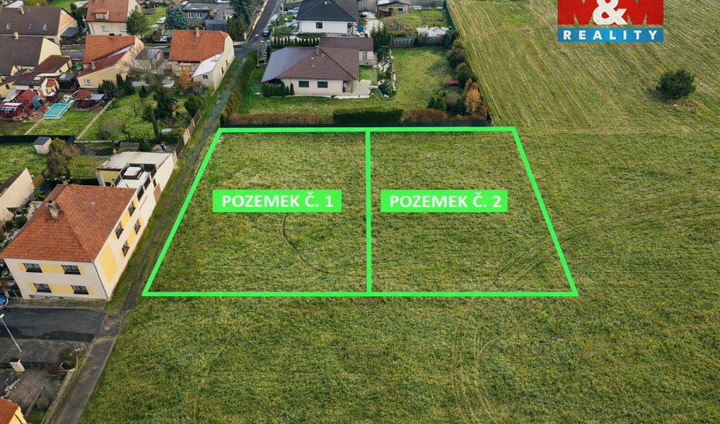 Prodej stavebního pozemku 941 m², Chlumčany – náhled fotky 3